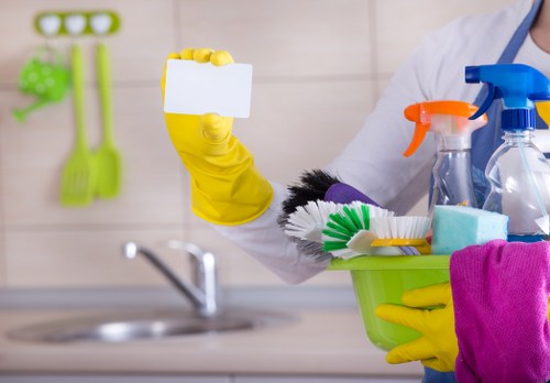 Cleaner Greenwich team providing professional cleaning in a home interior