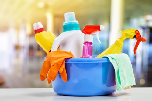 Commercial cleaners in Greenwich maintaining a tidy office space