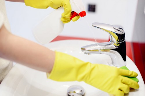 Cleaner in Greenwich providing deep cleaning support