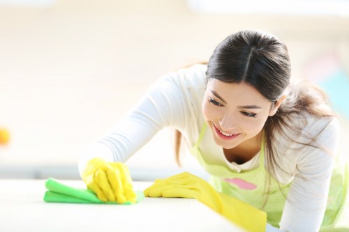 Trusted Greenwich cleaning company preparing a space with care