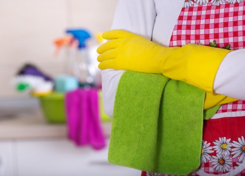 Local cleaners preparing a Greenwich property for new occupants